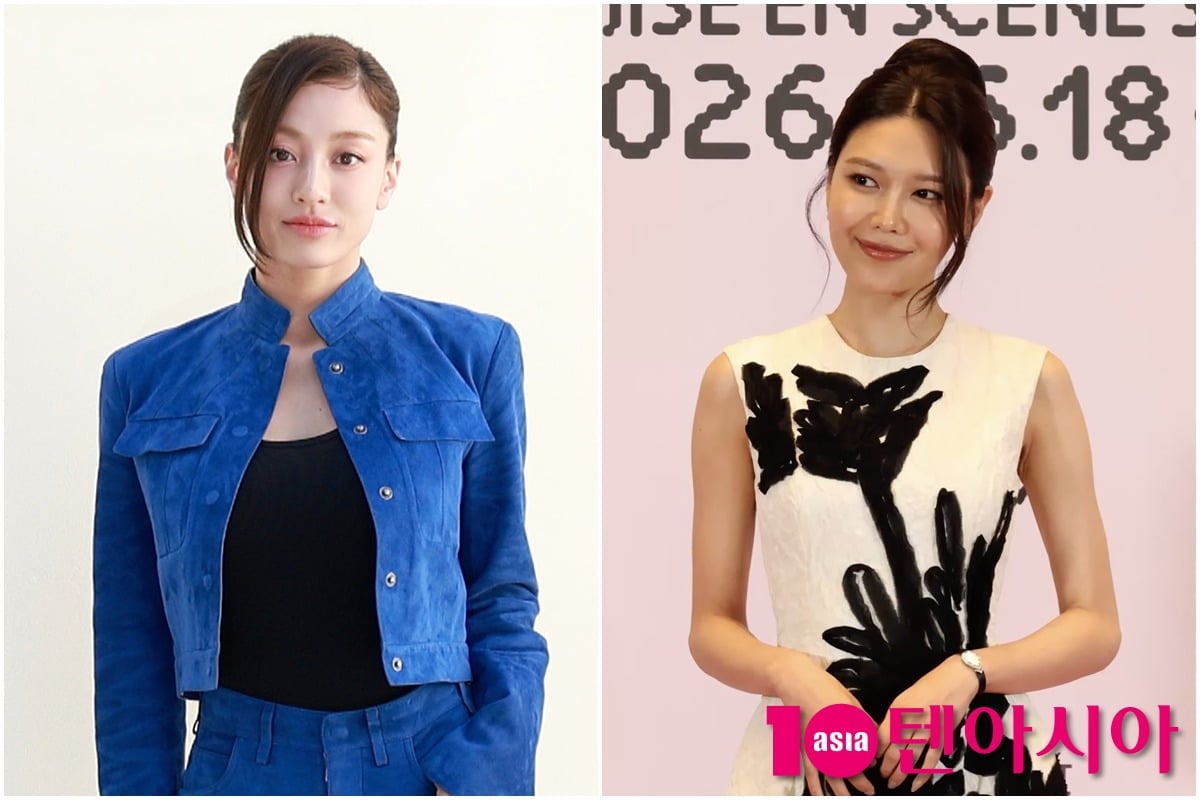트와이스 지효와 소녀시대 수영이 공식석상에 모습을 나타냈다./텐아시아 DB 