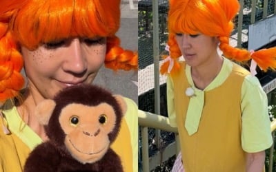 홍진경, 악플 세례에 은퇴 예고했는데…주근깨 가득 '삐삐 비주얼'으로 예능 투혼