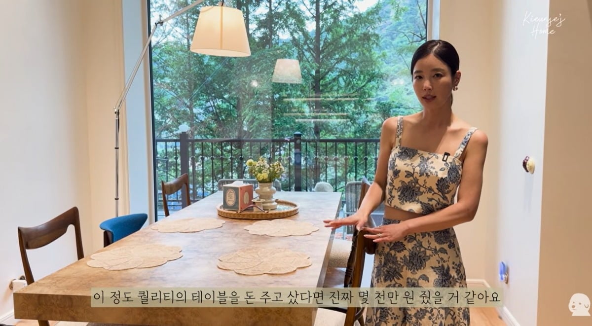 사진 = 유튜브 채널 '기은세의 집'