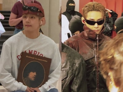 같은 사람 맞나요…방탄소년단 뷔, 동일인물 의심되는 미술관→무대 아래 '갭차이'