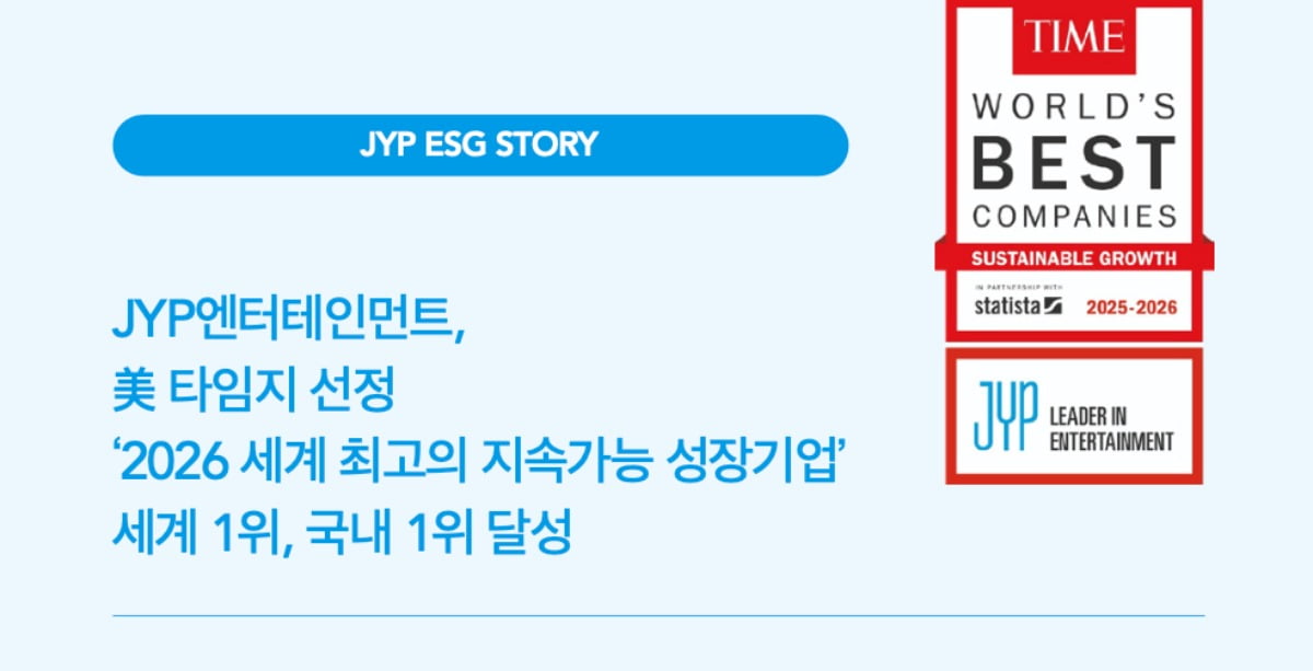 JYP Entertainment Sustainability Report/JYP Entertainment