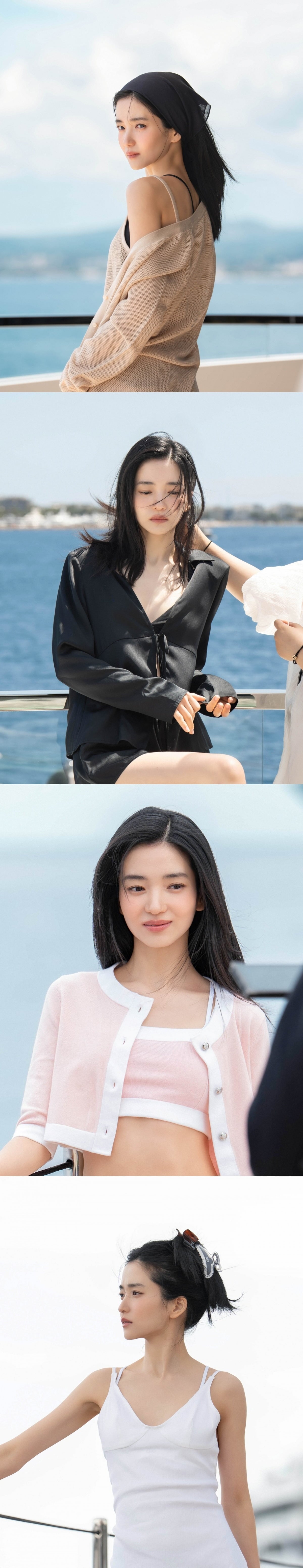 김태리가 청량한 여름 화보 비하인드로 시선을 끌었다./사진제공=매니지먼트mmm