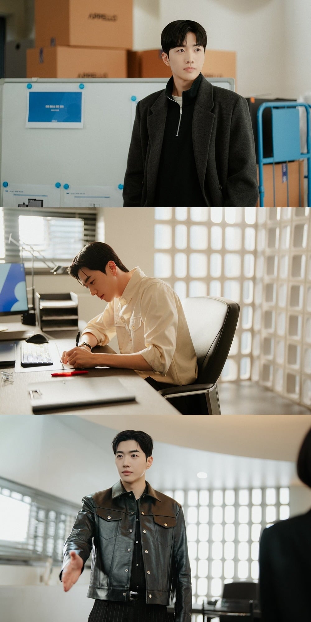 강훈이 '최애의 사원'에서 워너비 상사이자 서툰 로맨티스트로 변신한다./사지제공=tvN