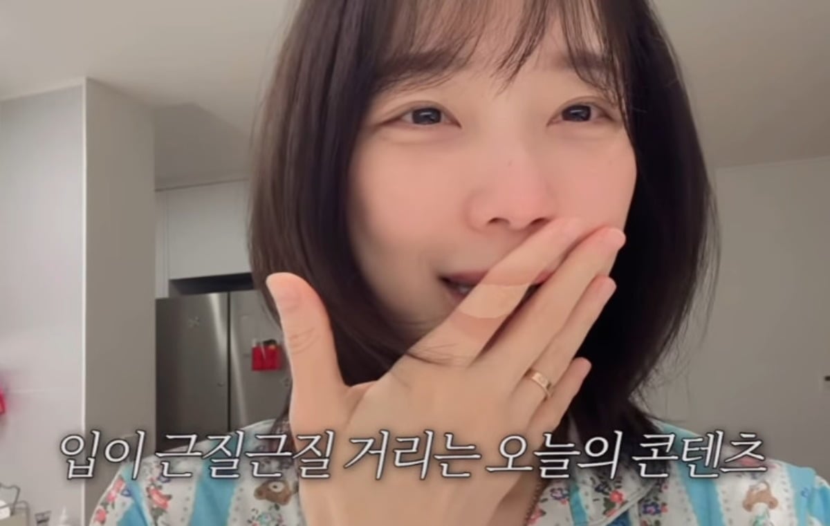 배우 김규선이 자신의 유튜브 채널을 통해 임신 소식을 알리고 있다. / 사진=김규선 SNS