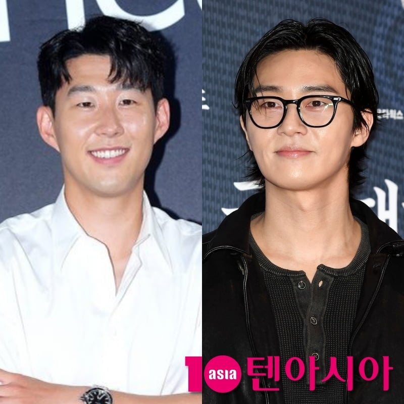 손흥민, 박서준 / 사진=텐아시아 DB