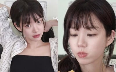 '43kg' 이유비, 허리가 한 손에 잡히겠네…'양볼 가득' 도넛 먹방에도 군살 제로