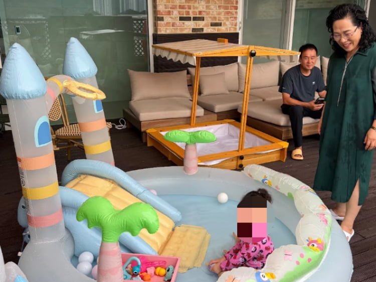 랄랄 집, 100평은 넘을듯…바비큐 하더니 워터파크까지 개설