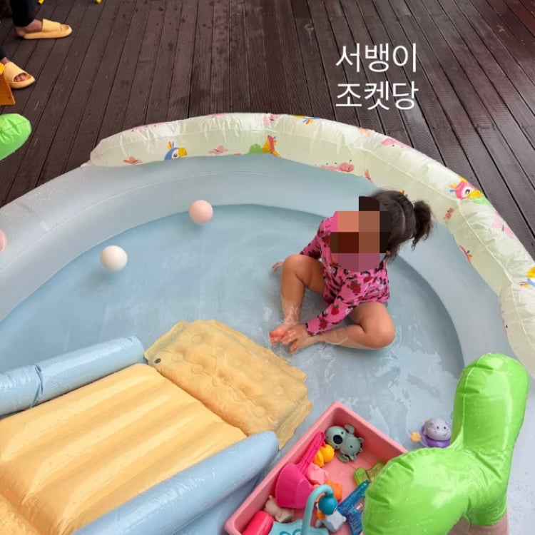 랄랄 집, 100평은 넘을듯…바비큐 하더니 워터파크까지 개설