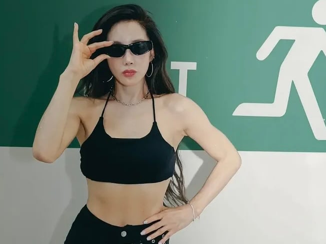 S.E.S. 바다, 몸이 보디빌더급…팔뚝이 울룩불룩해