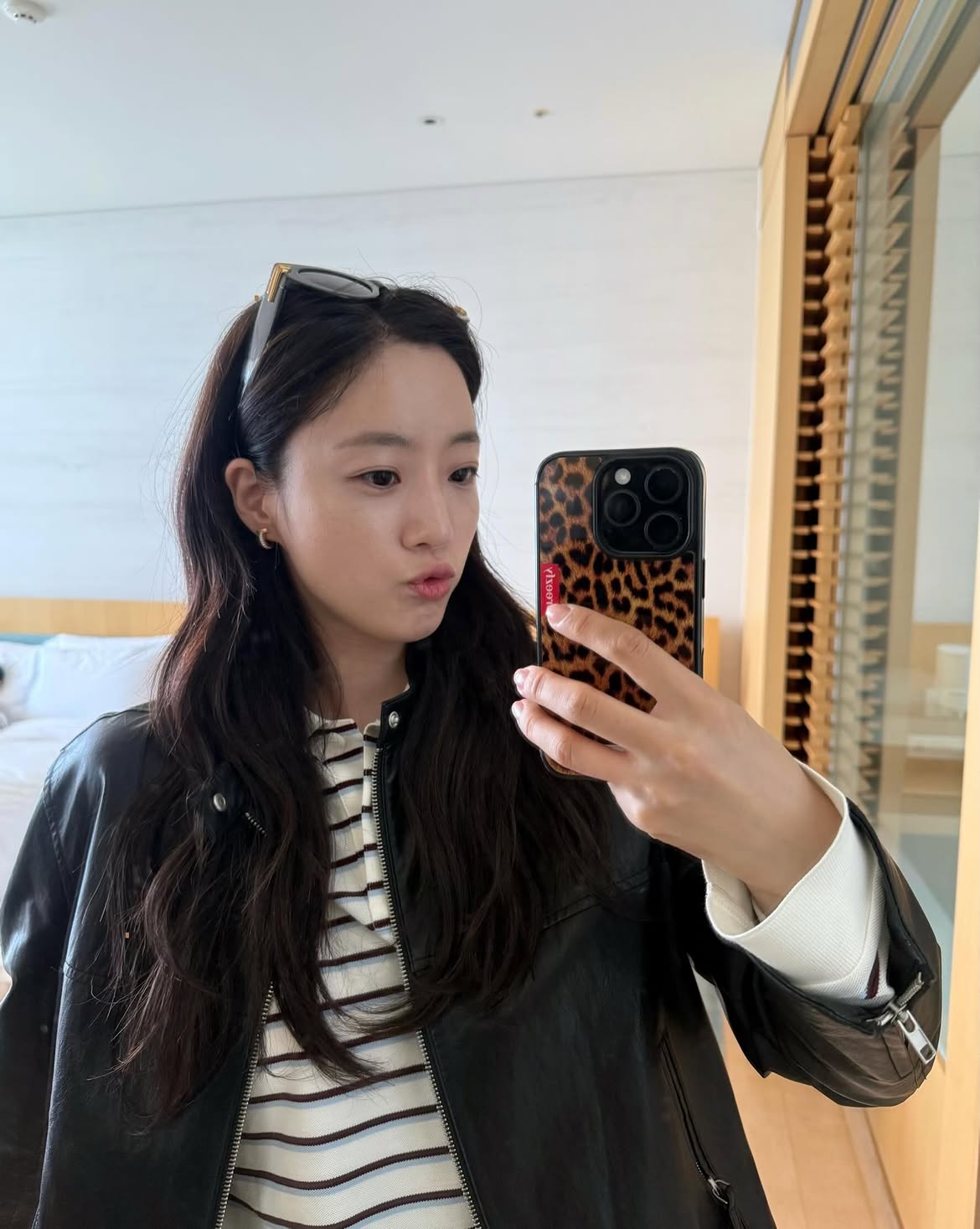 함은정, 부친 만나러 강릉 갔는데…"엄마 먼저 만나러 가는 예의"