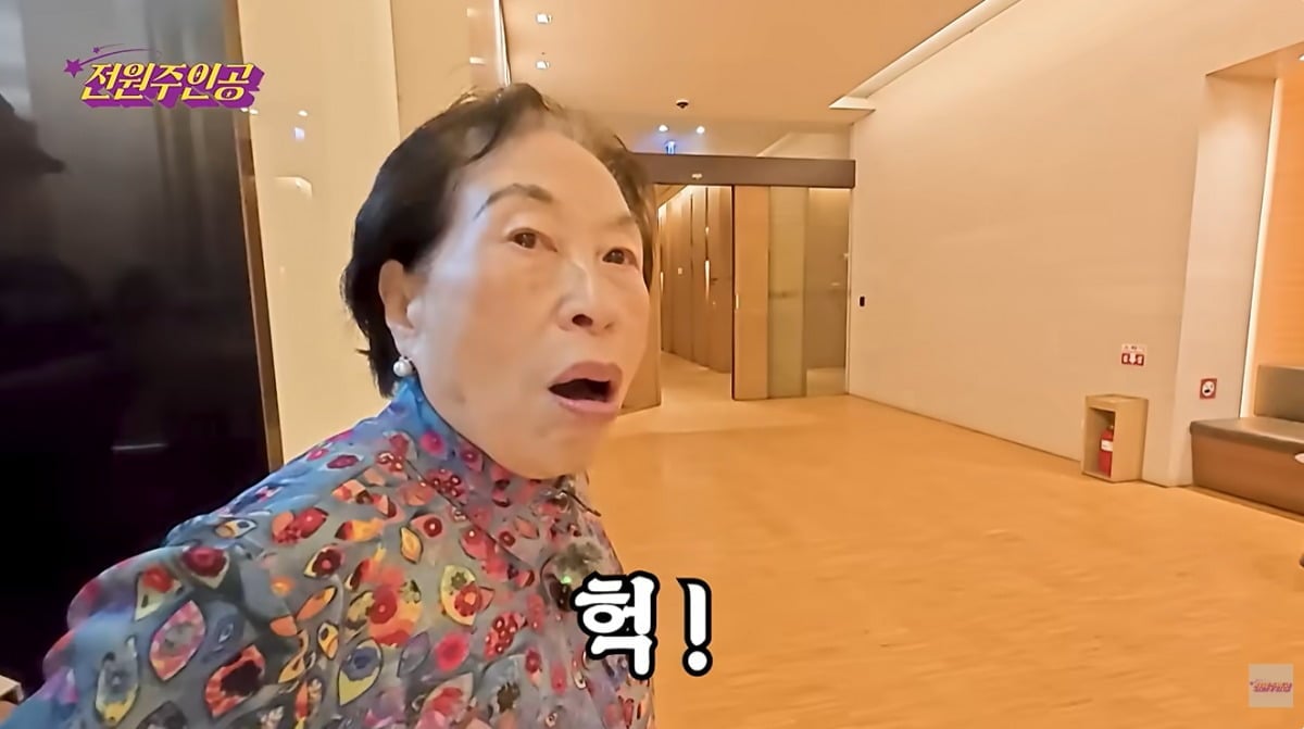 전원주가 실버타운 임장에 나섰다. / 사진=전원주 유튜브 영상 캡처
