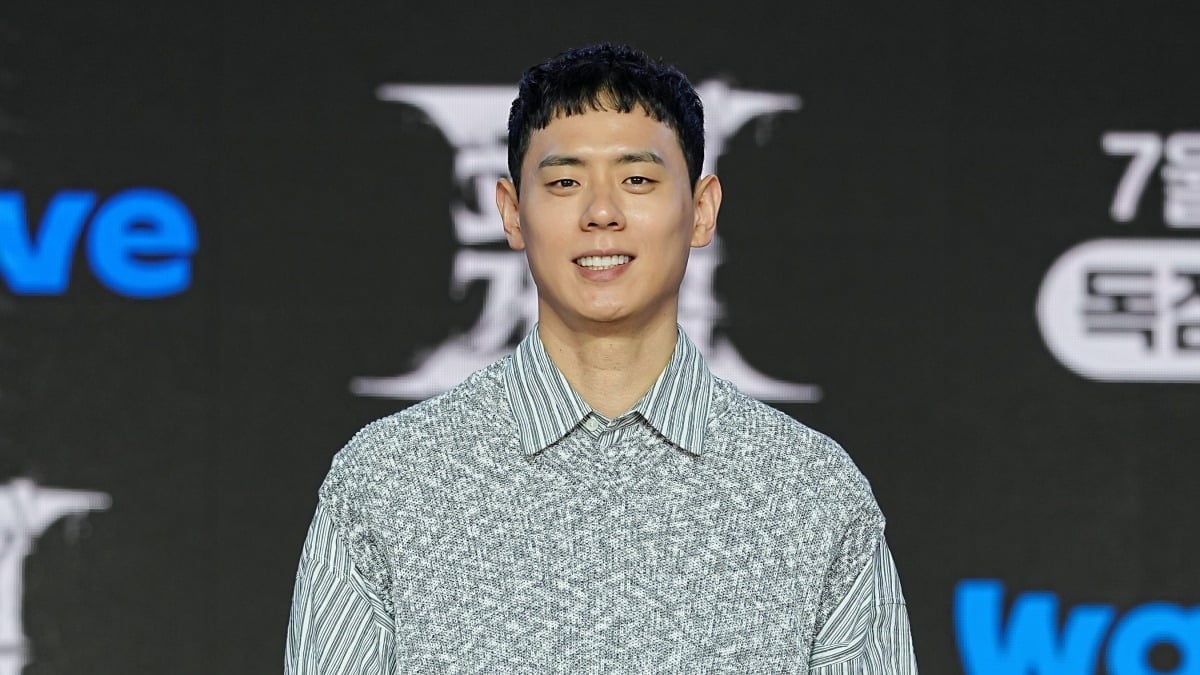 농구선수 이관희가 '피의 게임X' 온라인 제작발표회 현장에 참석한 모습이다. / 사진 제공=웨이브