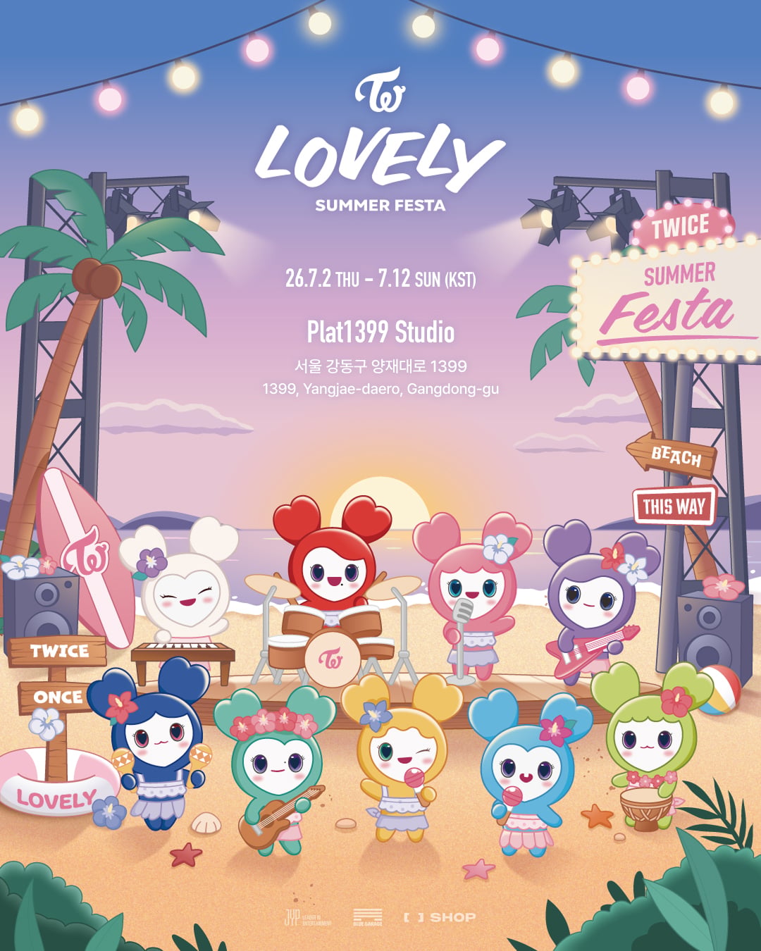 TWICE "THIS IS FOR WORLD TOUR Finale" Seoul Pop-Up Poster / Blue Garage Co, Ltd