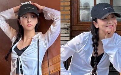 블랙핑크 지수, 'NO 마스크'로 당당히 서울 도심 활보…글로벌 스타의 반전 '소박미'