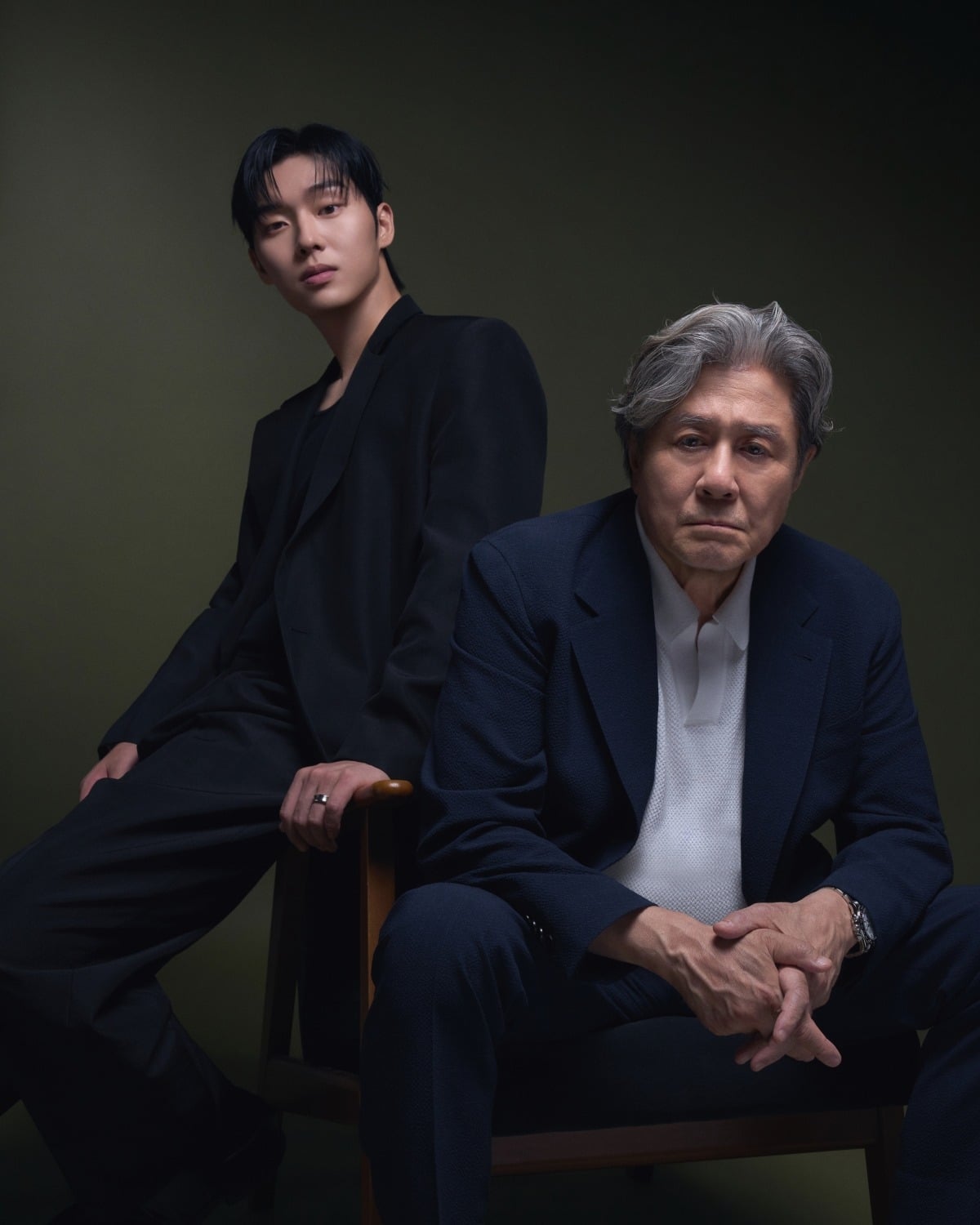 최민식과 최현욱은 '맨 끝줄 소년'으로 연기 호흡을 맞췄다. / 사진제공=넷플릭스