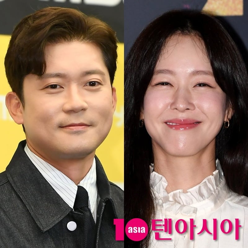 김대호, 경수진이 포즈를 취하고 있다 / 사진=텐아시아 DB