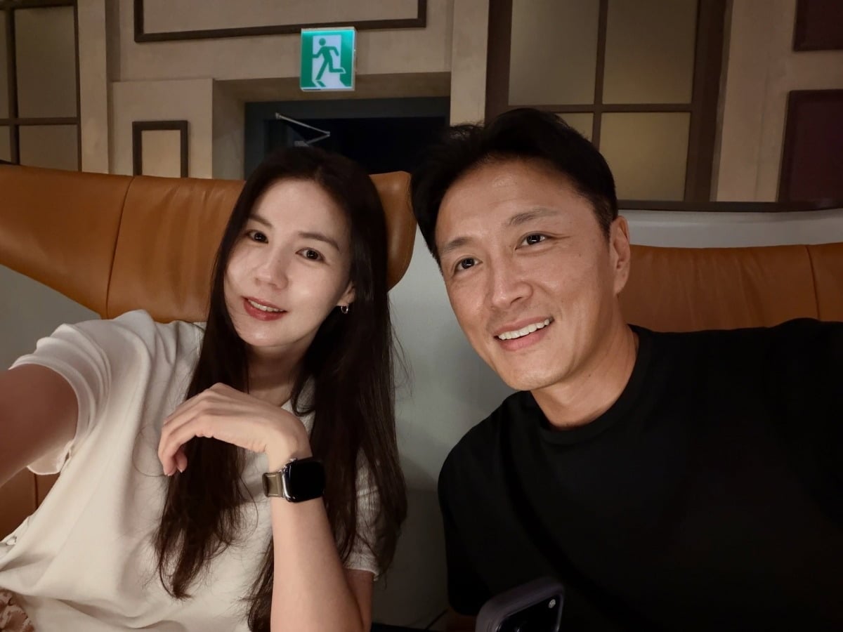 진태현이 아내 박시은과 영화를 관람했다. / 사진=진태현 SNS