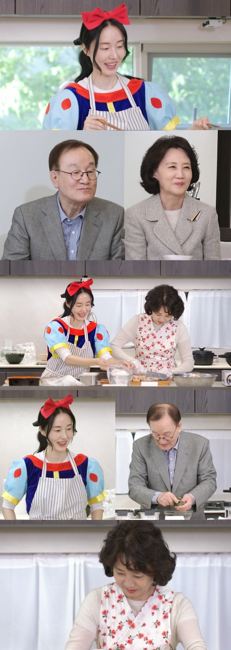 이정현이 시부모님을 위한 음식을 선보였다./사진제공=KBS