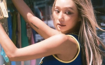 한국인 피지컬 맞나…효린, 과감 로우라이즈 패션 속 '칼각 기립근'에 감탄