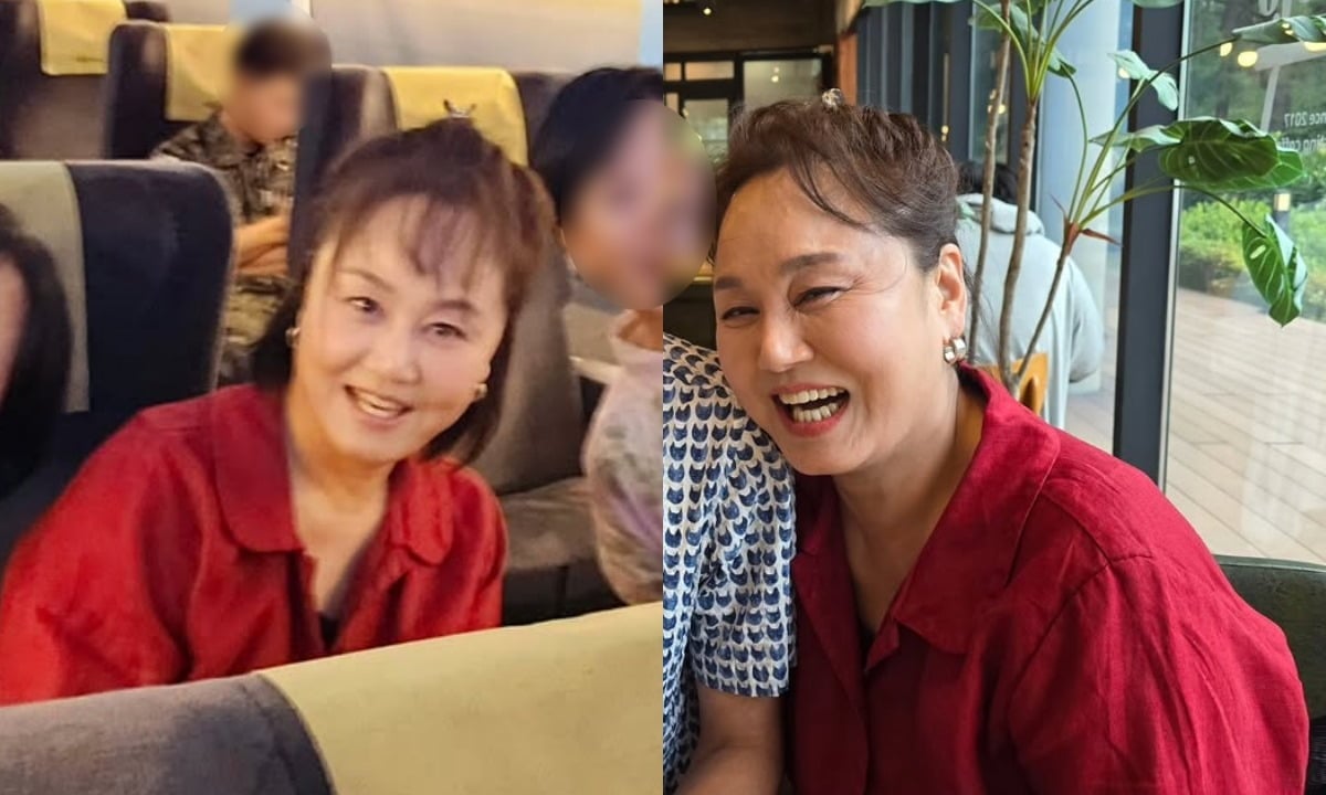 이경실이 기차 민폐에 사과했다. / 사진=이경실 SNS