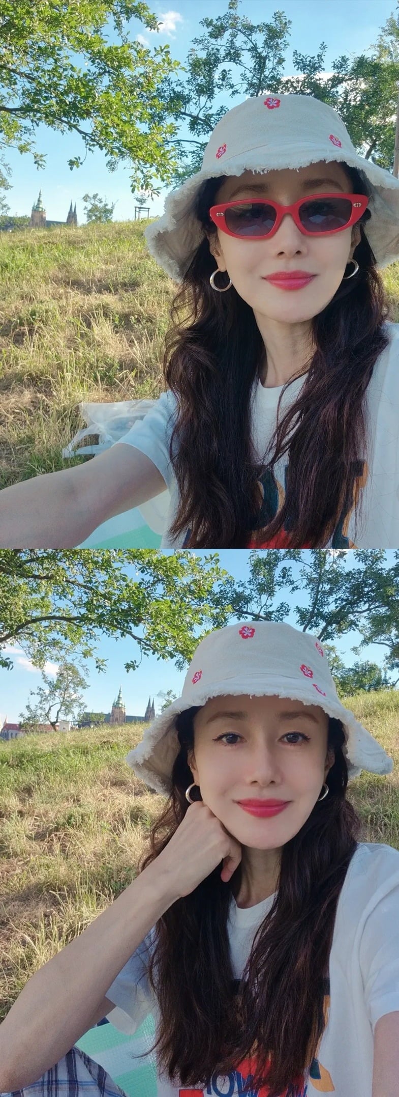 배우 김지수가 체코 프라하에서 여행사를 운영 중인 근황을 전하며 일각에서 제기된 연예계 은퇴설에 선을 그었다./사진=김지수 SNS