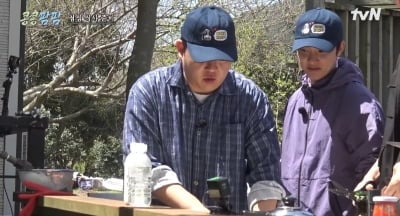 문상훈, 가짜 요리 실력 들통났다…송별회 위기 속 김우빈X이광수 식탐 폭발  ('콩콩팜팜') [종합]
