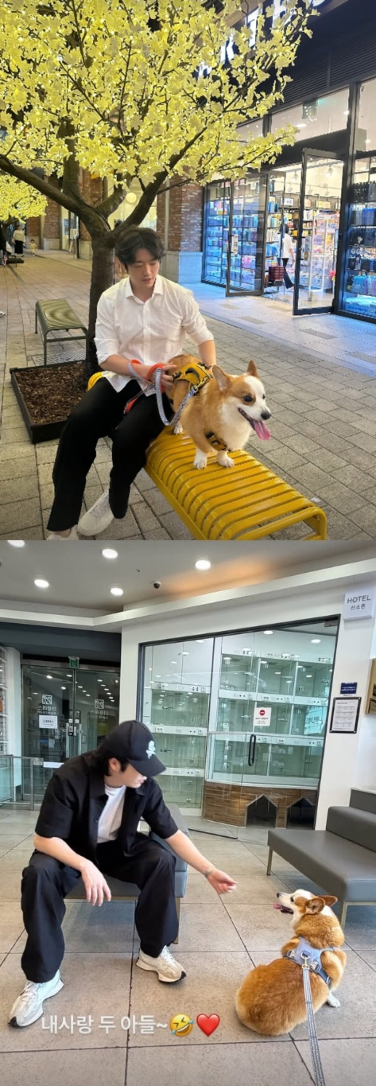 배우 전인화가 가수로 활동 중인 아들과 함께한 일상을 공개했다./사진=전인화 SNS