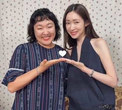이수지, 성대결절 오기 전 하정우 여자친구와 찰칵…첫 번째로 박제