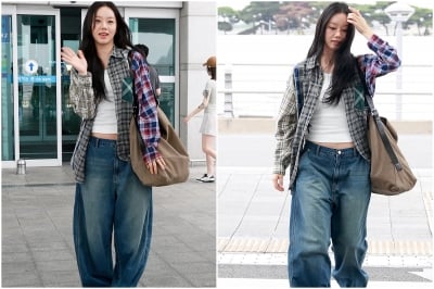 '체크가 몇 개야' 혜리 VS '절바지 재질' 윈터 VS '파격 커트+새깅' 해원 [TEN스타필드]