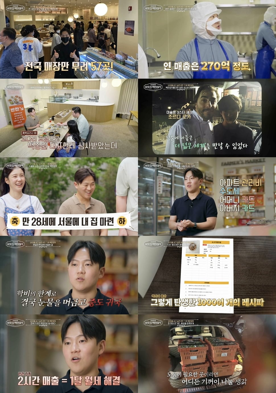 15일 방송된 EBS '서장훈의 이웃집 백만장자'는 '내 아들 삼고 싶은 반찬 가게 백만장자' 민요한 편으로 꾸며졌다.  / 사진 제공= EBS '서장훈의 이웃집 백만장자'