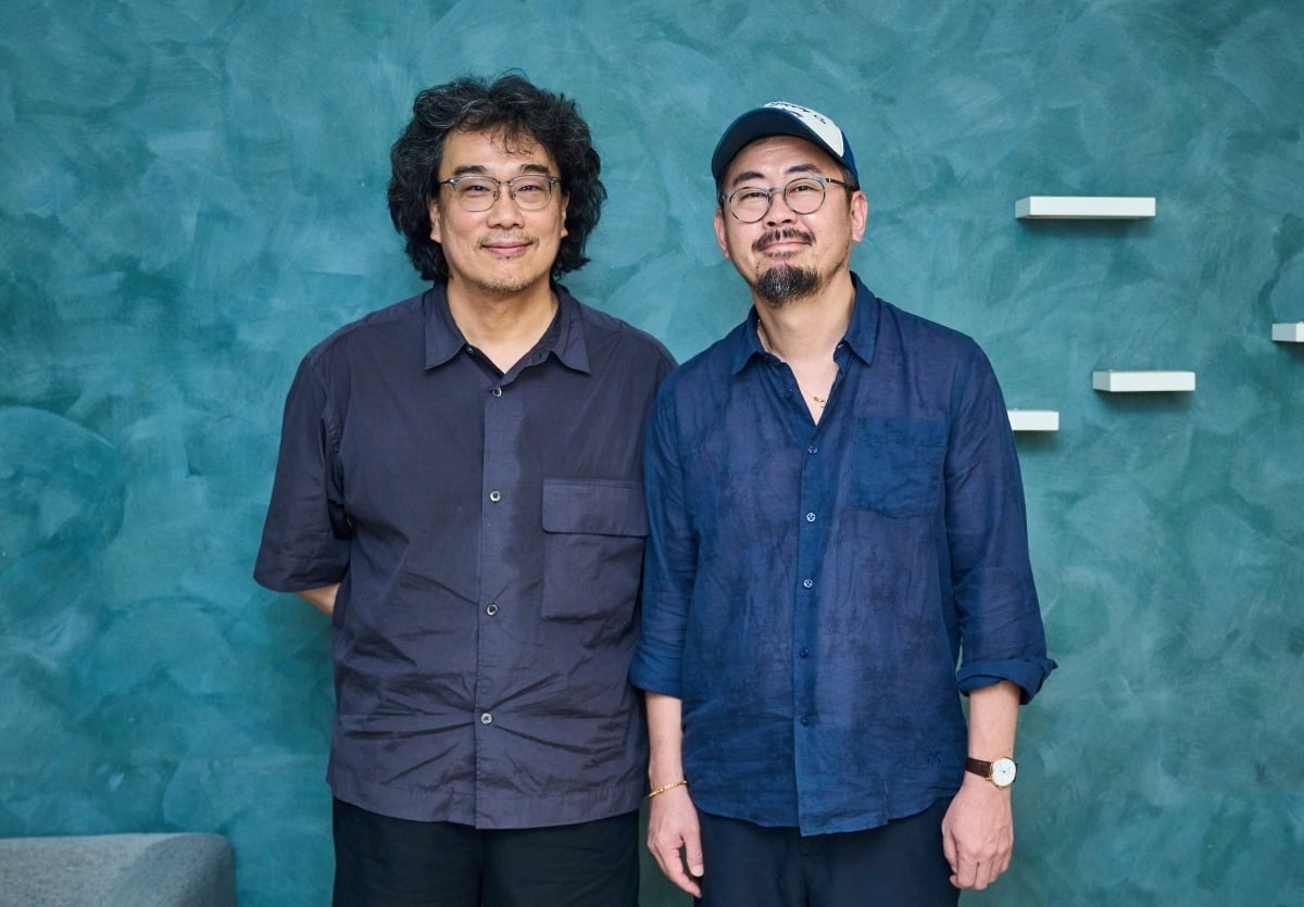 봉준호 감독, 나홍진 감독이 '호프' GV에 참석했다. / 사진제공=플러스엠 엔터테인먼트