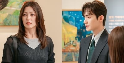 박세영X성이언, 또 마주쳤다…그림 집중하는 눈에 그렇지 못한 신경 ('가족관계증명서')