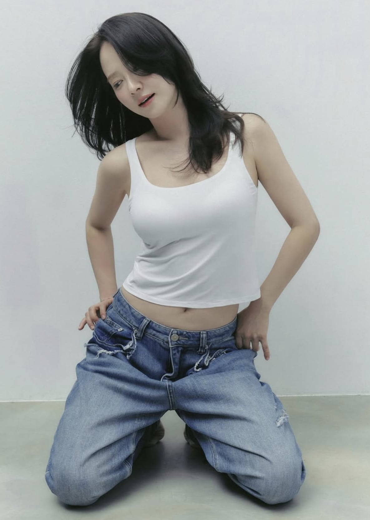 송지효 / 사진 = 니나쏭 SNS