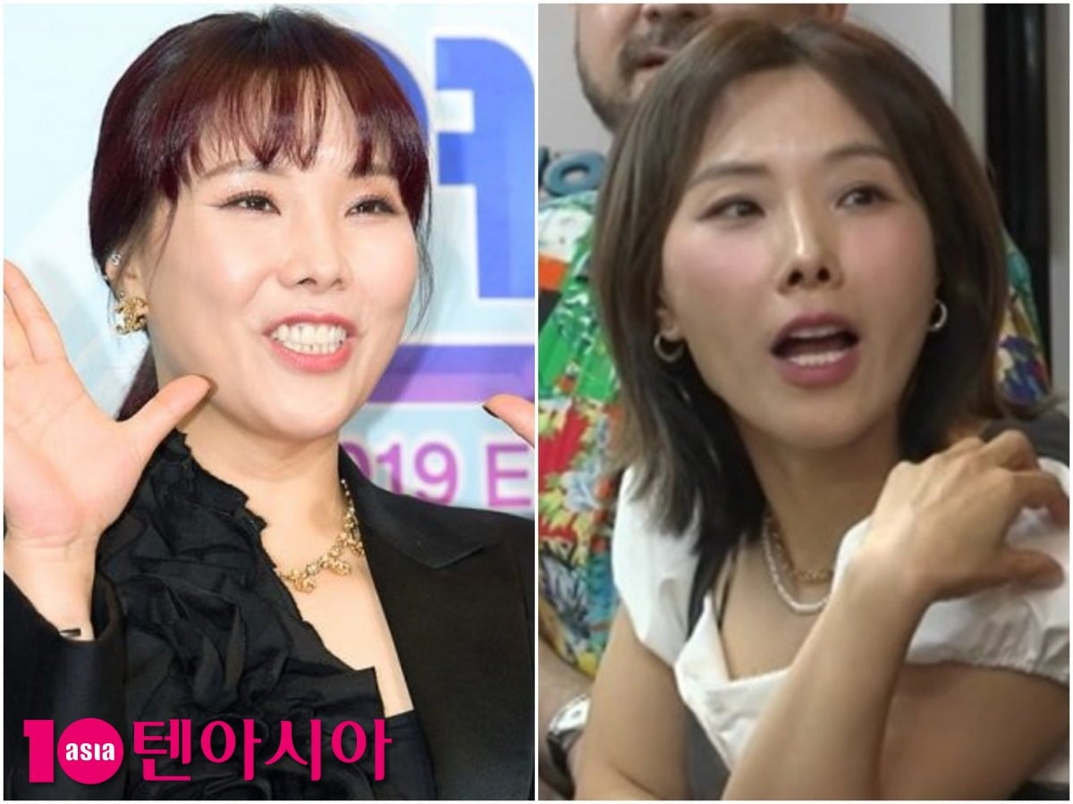 신봉선이 예뻐진 미모로 이목을 끌었다./사진=텐아시아DB, MBC 제공