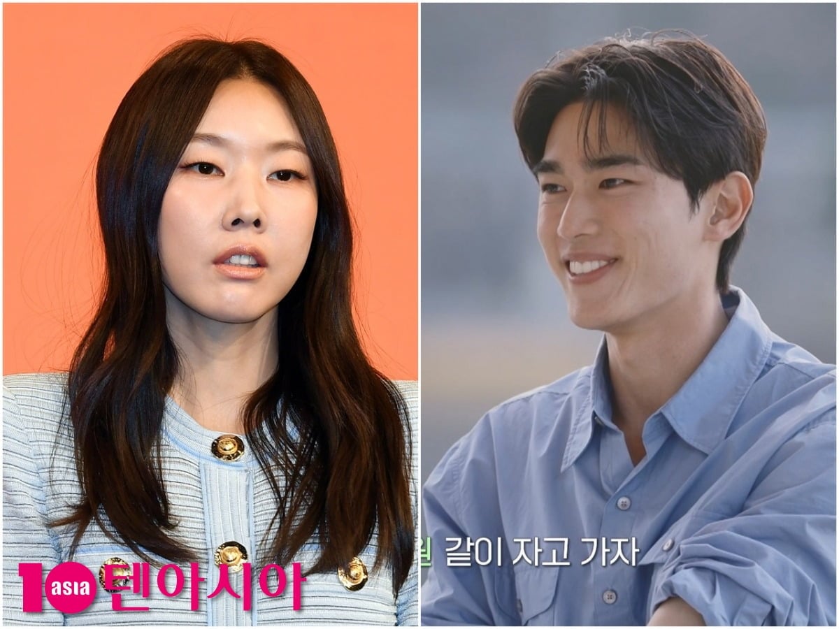 한혜진이 이시원의 대담한 플러팅에 과몰입한다./사진=텐아시아DB/KBS2 제공