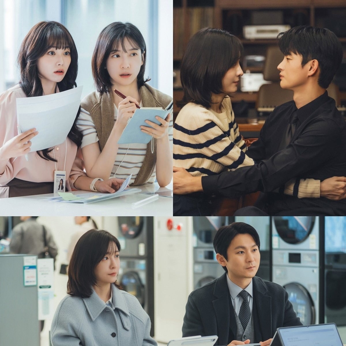 박지현이 '내일도 출근!'에서 다채로운 관계성을 그리며 극의 중심을 이끌고 있다./사진=tvn 방송 화면 캡처