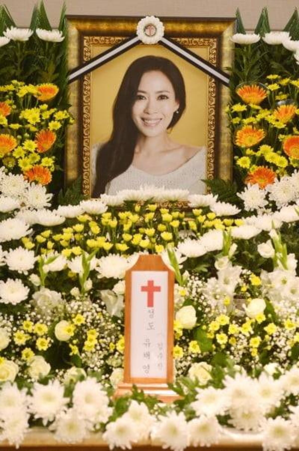 장례식장에 고(故) 유채영의 빈소가 마련됐다. / 사진=공동취재단