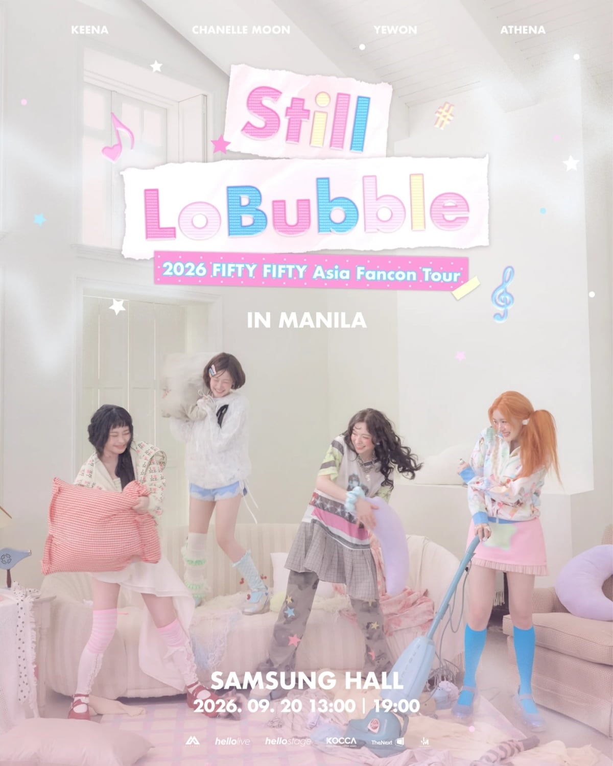 피프티피프티 팬 콘서트 필리핀 공연 포스터 / 사진 제공 = 어트랙트