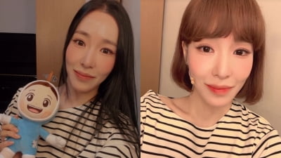 티파니영, 공연 때마다 가발 장착→주황빛 단발 머리가 더 찰떡인데