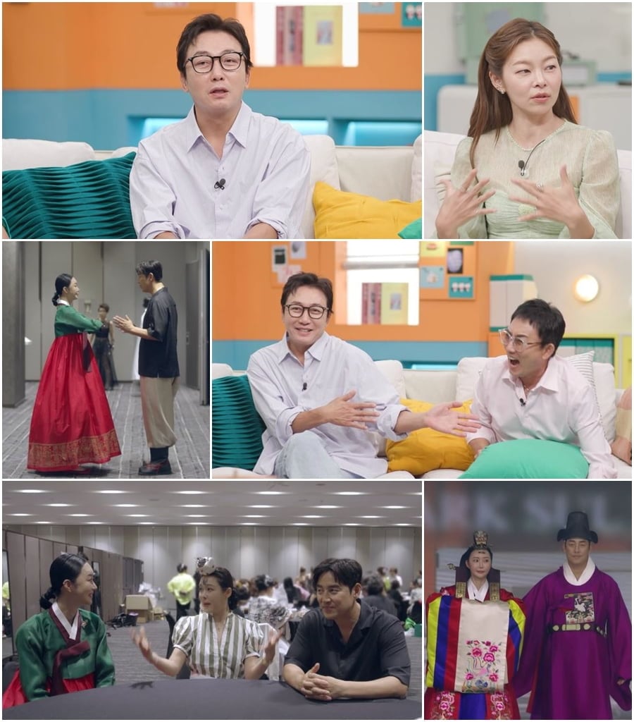 채널A '신랑수업2'에서는 김성수X박소윤이 박술녀의 '자선 패션쇼' 모델로 발탁돼 신랑·신부 의례 차림으로 동반 런웨이에 도전하는 하루가 공개된다. / 사진 제공=채널A ‘신랑수업2’