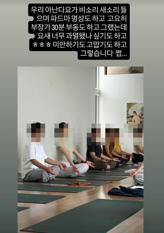 사진=아난다 요가 SNS