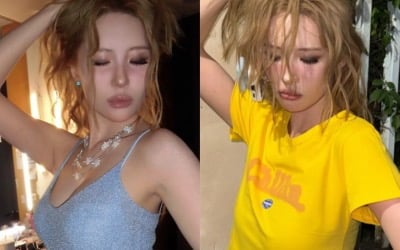 '42kg' 선미, 얼마나 말랐으면…'아동복핏' 초미니 상의도 '헐렁'