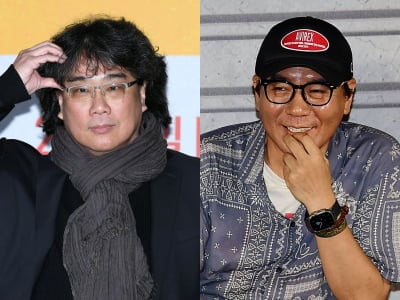봉준호 "내가 뭘 본 거지" 그랬는데…김지운은 뭐라고 할까, '호프' GV 참석