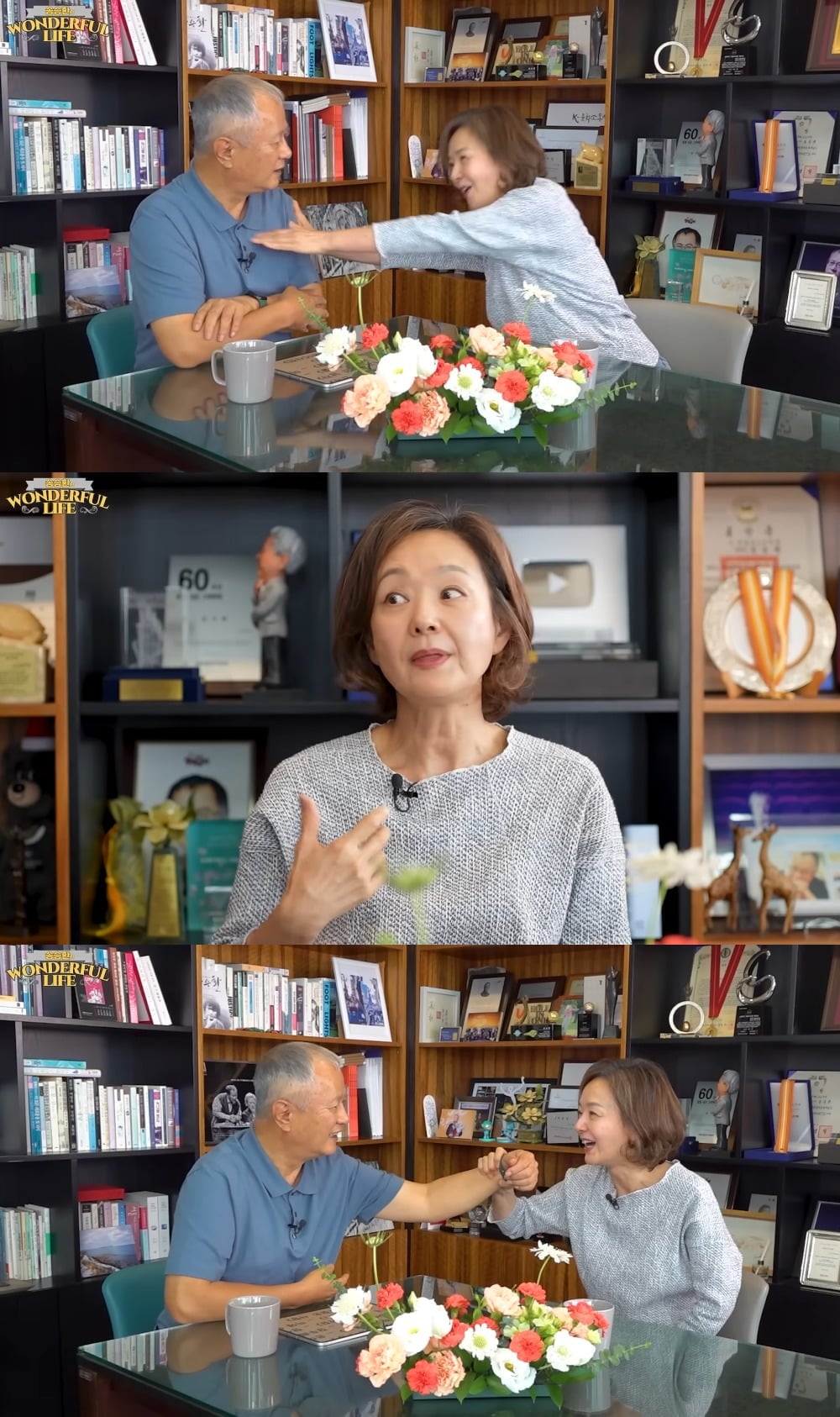 배우 배종옥이 노희경 작가와의 일화를 이야기하고 있다 / 사진 = 유튜브 채널 '송승환의 원더풀 라이프' 