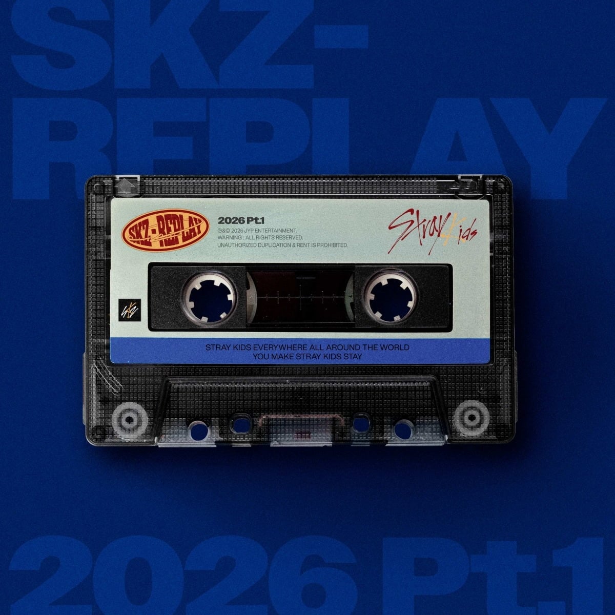 그룹 스트레이 키즈의 디지털 앨범 'SKZ-REPLAY 2026 Pt.1' 커버 이미지. / 사진제공=JYP엔터테인먼트