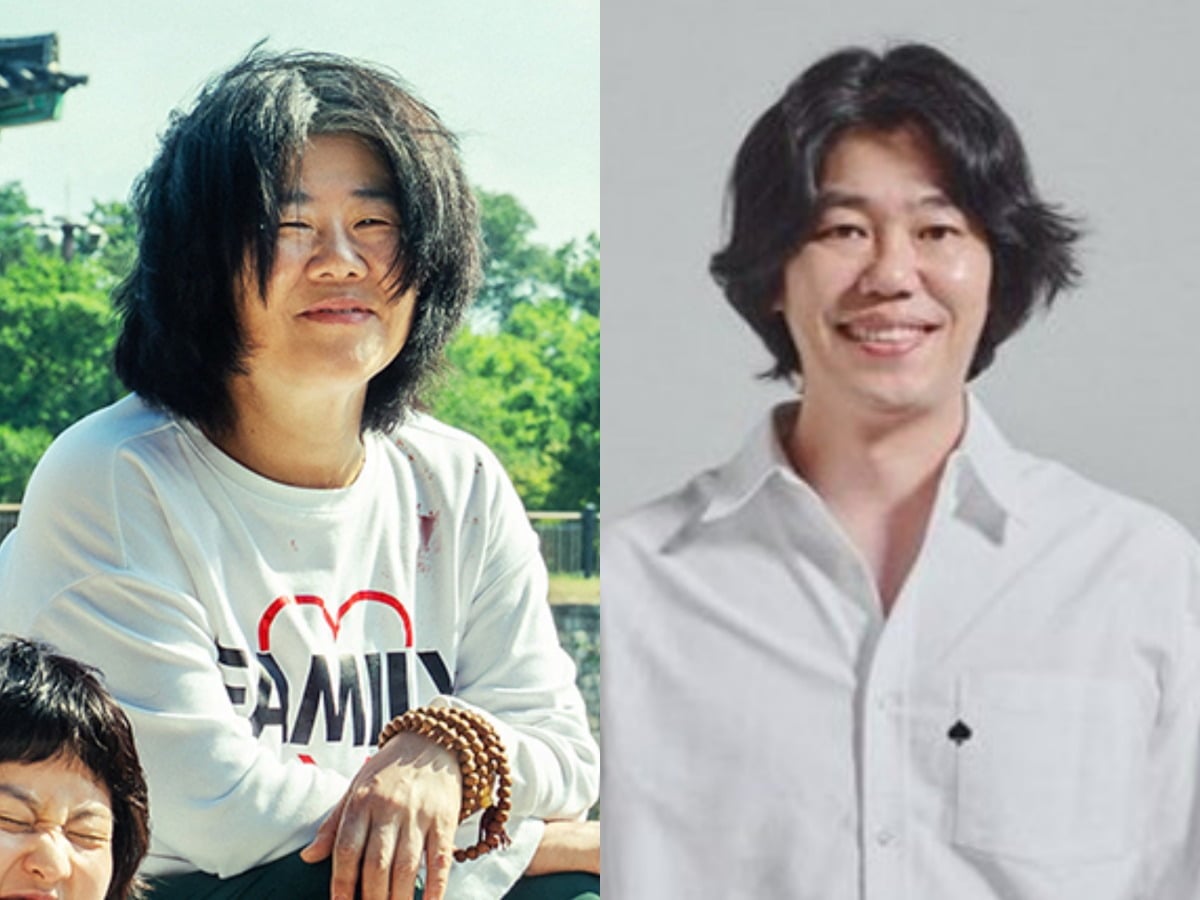 영화 '경주기행' 속 이정은과 가수 이상순. / 사진제공=롯데엔터테인먼트, 이상순 SNS