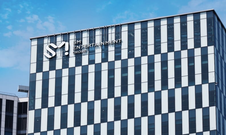 SM엔터테인먼트 사옥 전경/ 사진 제공=SM