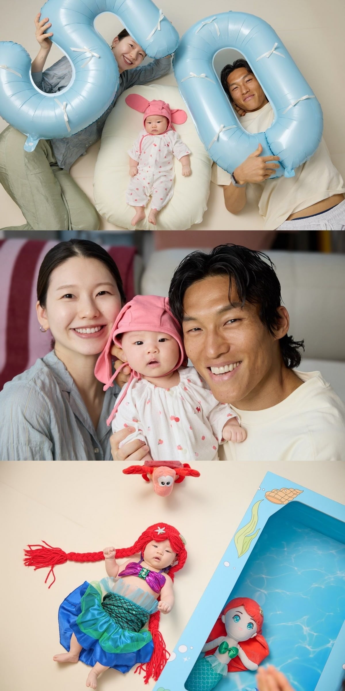 김진경이 딸의 50일을 축하했다. / 사진=김진경 SNS