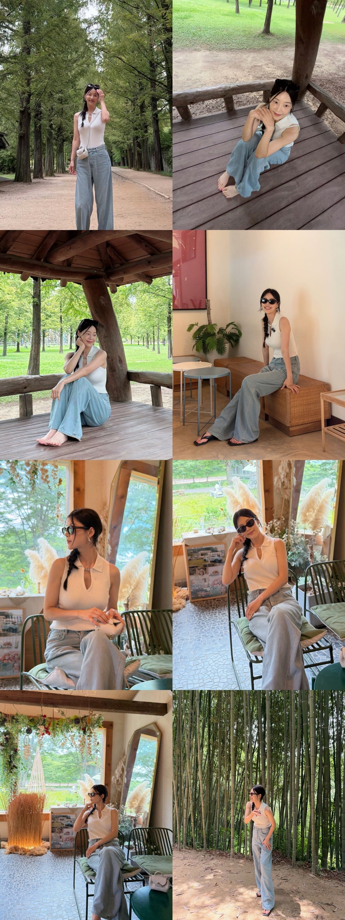 한지혜가 담양 여행을 즐겼다. / 사진=한지혜 SNS