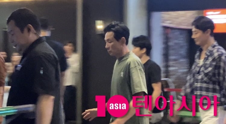 황정민이 무대인사에 참석했다./텐아시아 DB